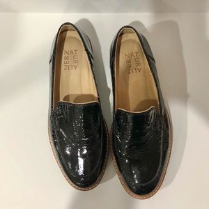 Black Patent Leather Loafers by Naturalizer 6.5